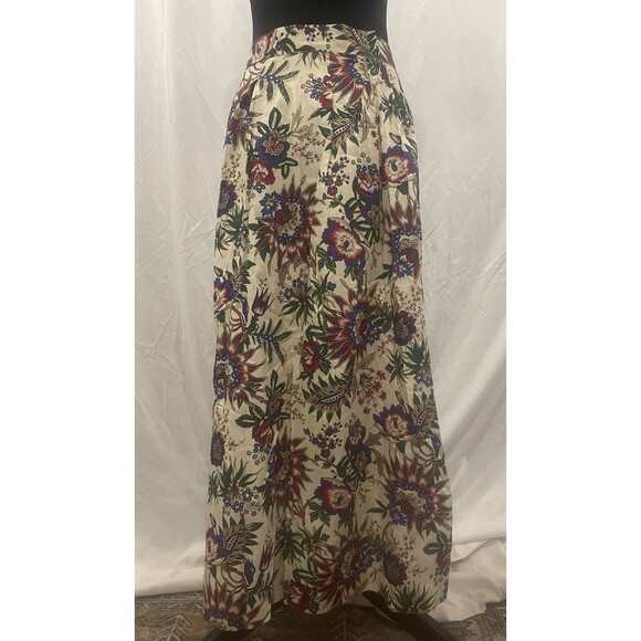 Vintage Maxi Skirt Women’s Floral Handmade Lagenlook Prairie Cottagecore Modest - Picture 6 of 7